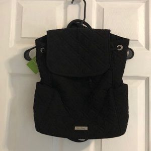 Vera Bradley black drawstrings backpack